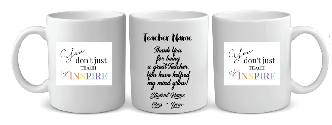 08 YOU INSPIRE TEACHER MUG