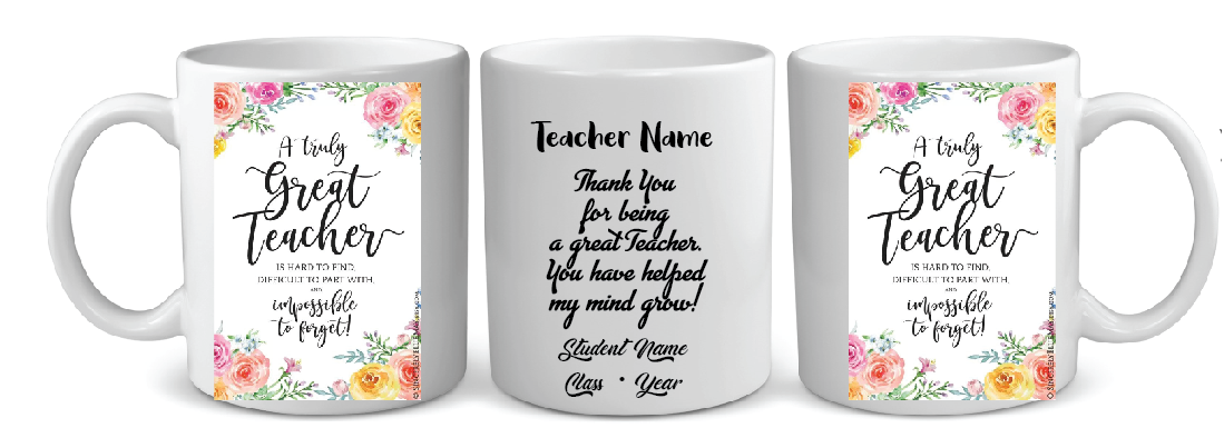 12 A TRULY GREAT TEACHER MUG
