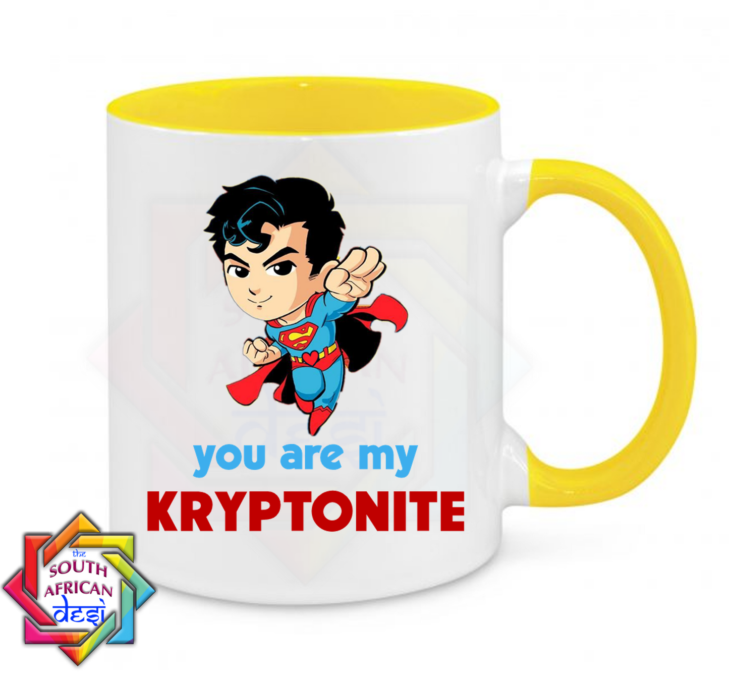 YOU ARE MY KRYPTONITE | SUPER MAN INSPIRED VALENTINES DAY MUG