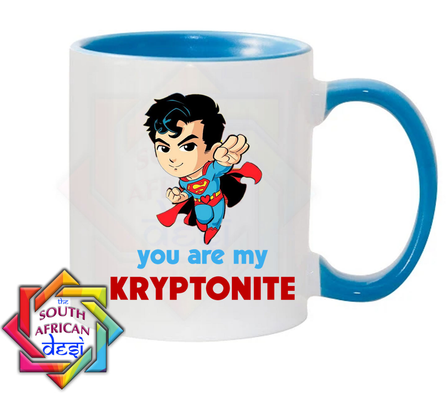 YOU ARE MY KRYPTONITE | SUPER MAN INSPIRED VALENTINES DAY MUG