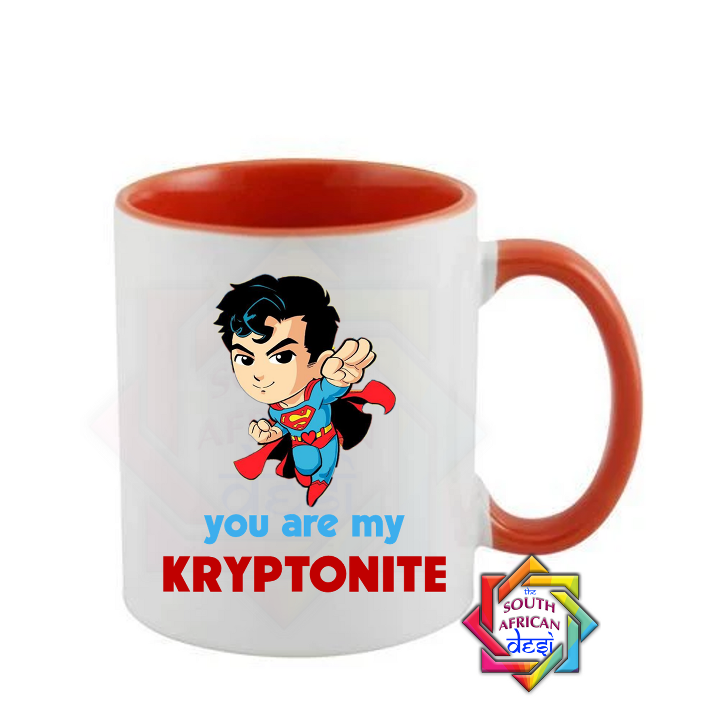 YOU ARE MY KRYPTONITE | SUPER MAN INSPIRED VALENTINES DAY MUG