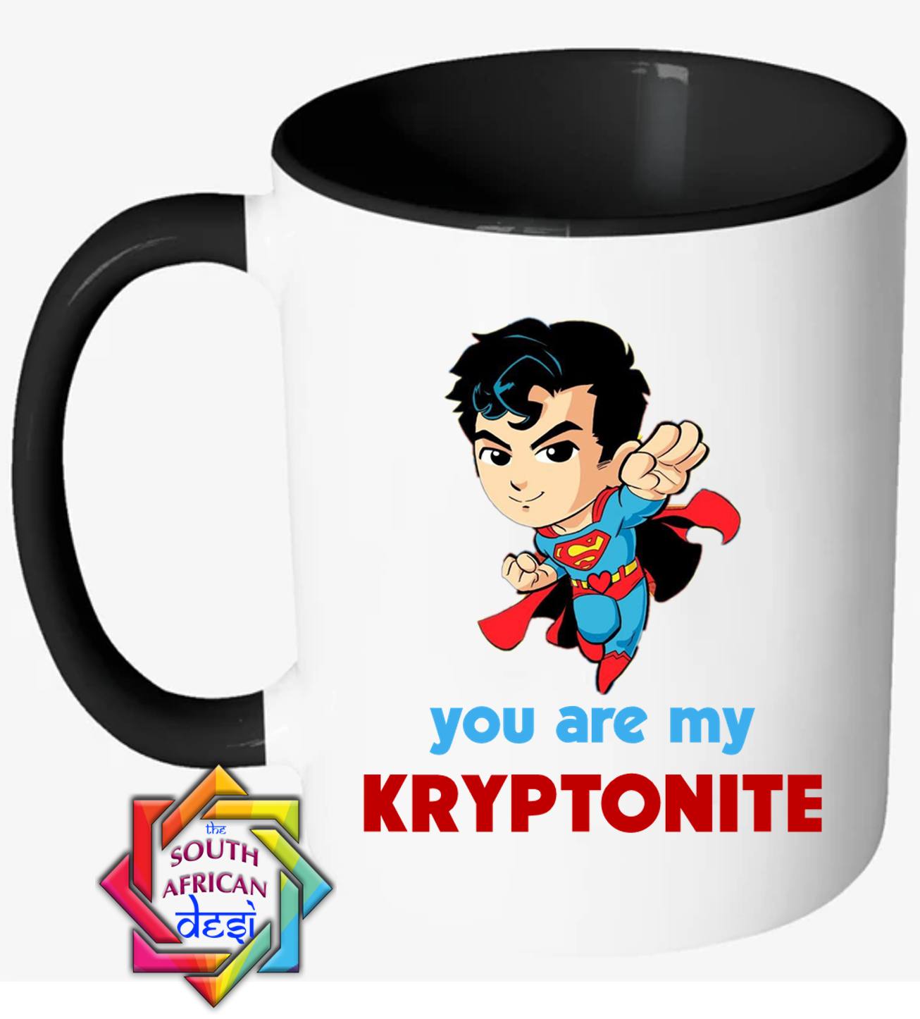YOU ARE MY KRYPTONITE | SUPER MAN INSPIRED VALENTINES DAY MUG