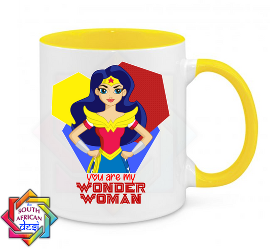 YOU ARE MY WONDER WOMAN INSPIRED VALENTINES DAY MUG