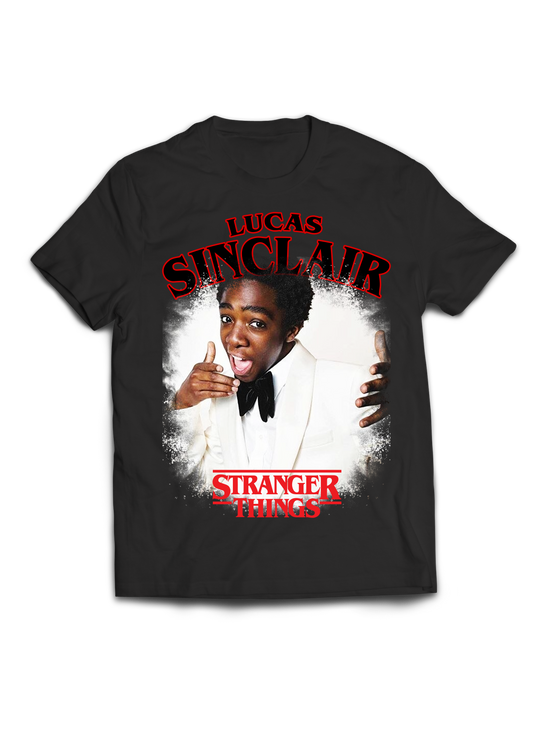 STRANGER THINGS INSPIRED T SHIRT ST5-134 LUCAS SINCLAIR 1
