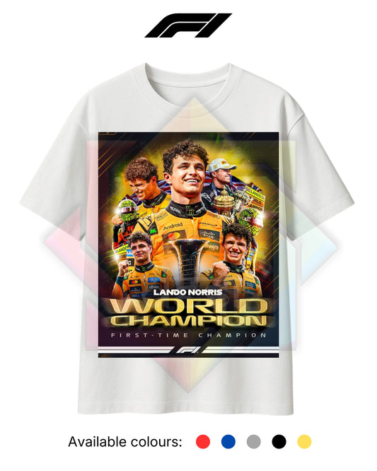 F1 INSPIRED MERCH 2026 | LANDO NORRIS WORLD CHAMPION 2 | T-SHIRT/HOODIE/SWEATER
