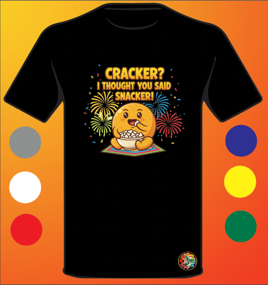 DIVALI VIBES • CRACKER? I THOUGHT YOU SAID SNACKER – The South African Desi