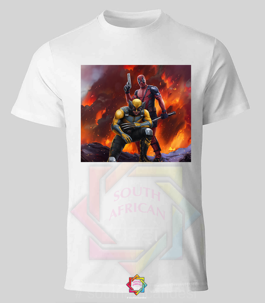 WOLVERINE AND DEADPOOL INSPIRED T-SHIRT 052