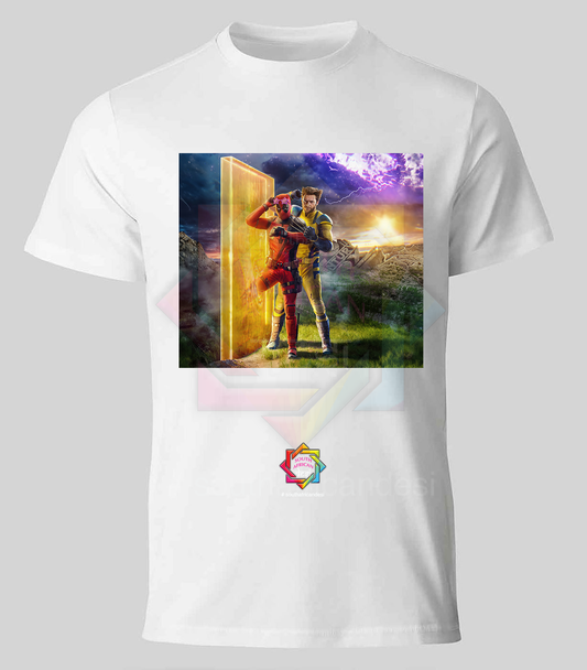 WOLVERINE AND DEADPOOL INSPIRED T-SHIRT 058