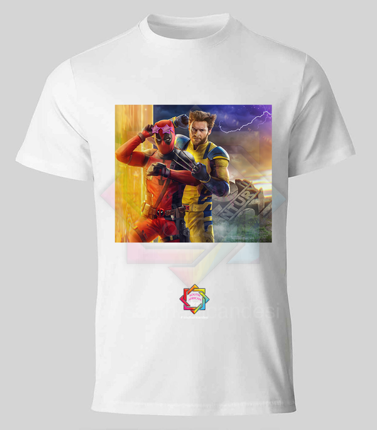 WOLVERINE AND DEADPOOL INSPIRED T-SHIRT 059