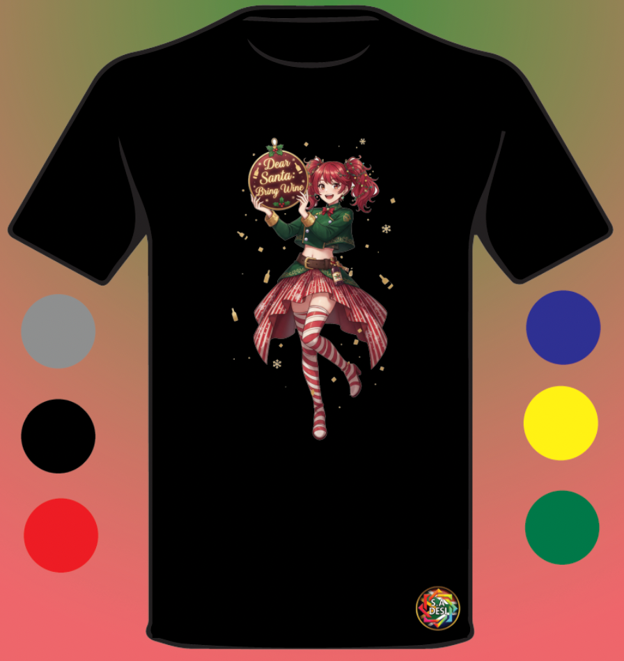 XMAS 2025 • DEAR SANTA BRING WINE 2