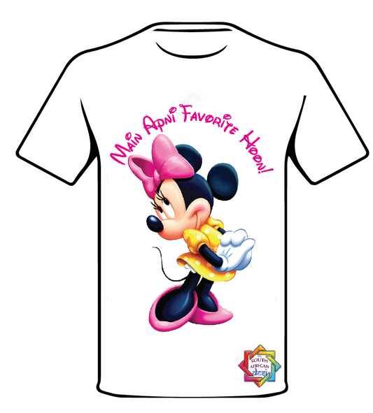 DISNEY INSPIRED MAIN APNI FAVORITE HOUN 2 T SHIRT