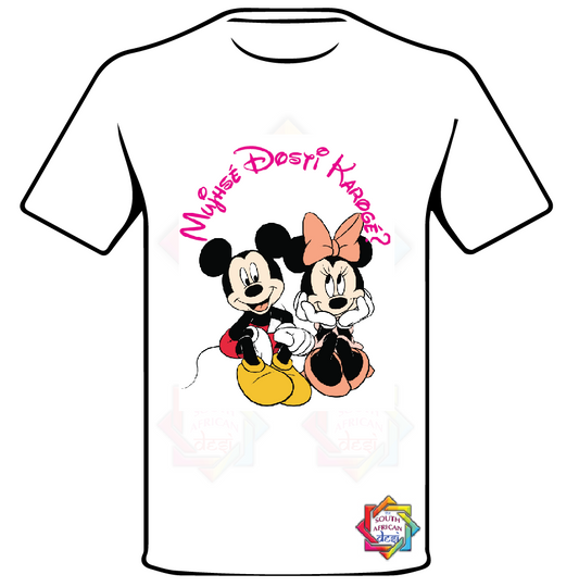 DISNEY INSPIRED MUJHSE DOSTI KAROGE T SHIRT