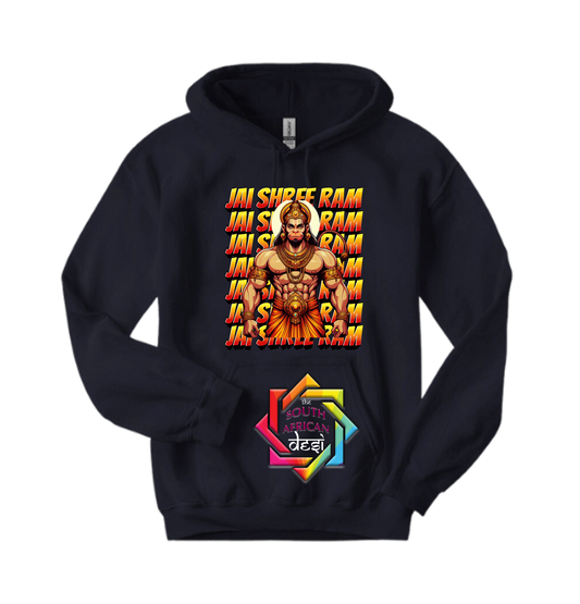 PROUDLY HINDU SERIES • HANUMAN 3 JAI SHREE RAAM HOODIE