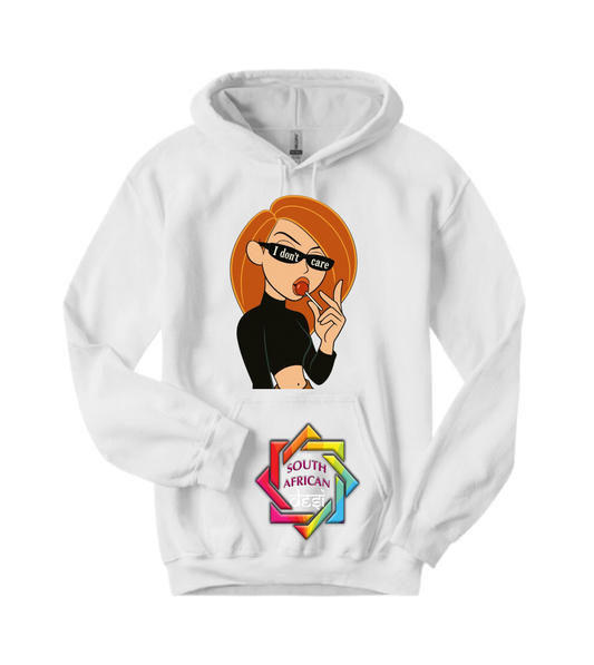 RANDOM INSPIRED SERIES • KIM POSSIBLE - I DON'T CARE HOODIE