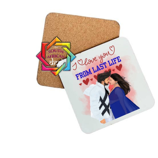 I LOVE YOU FROM LAST LIFE - ROCKY AUR RANI COASTER OR MAGNET | VALENTINES DAY
