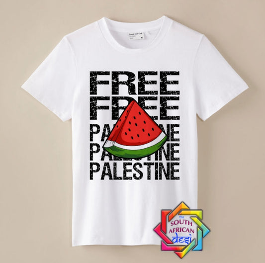 FREE PALESTINE WATERMELON T-SHIRT