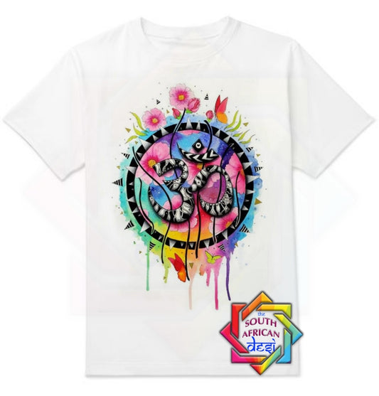 AUM MANDALA COLOURFUL  T-SHIRT
