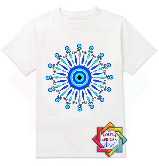 EVIL EYE MANDALA  T-SHIRT