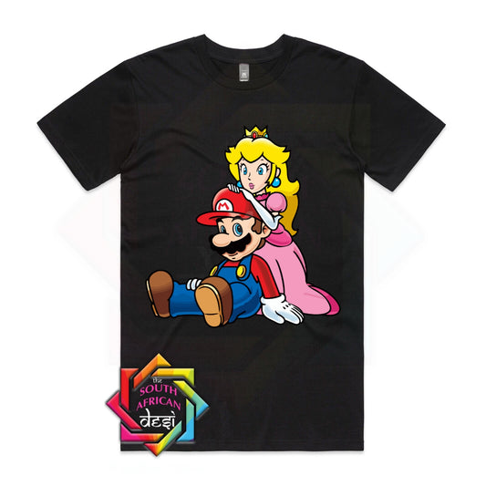PEACH AND SUPER MARIO INSPIRED T-SHIRT