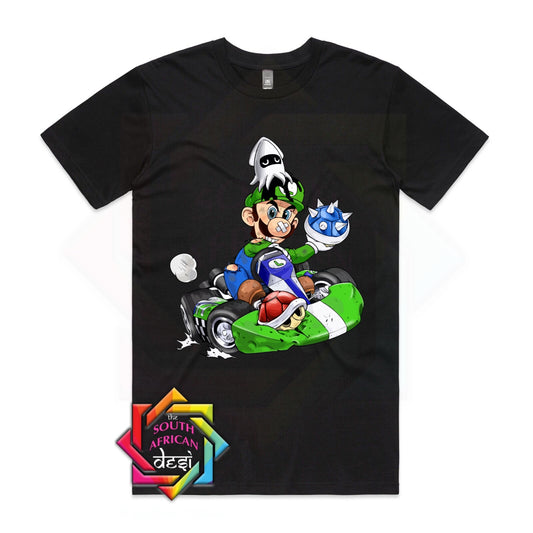 LUIGI SUPER MARIO INSPIRED T-SHIRT