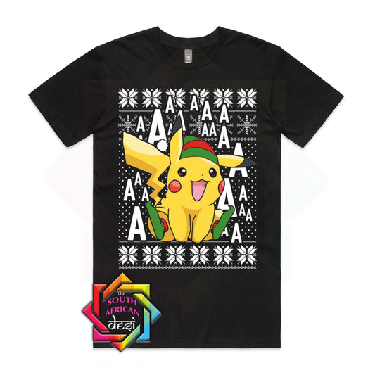 CHRISTMAS PIKACHU INSPIRED T SHIRT