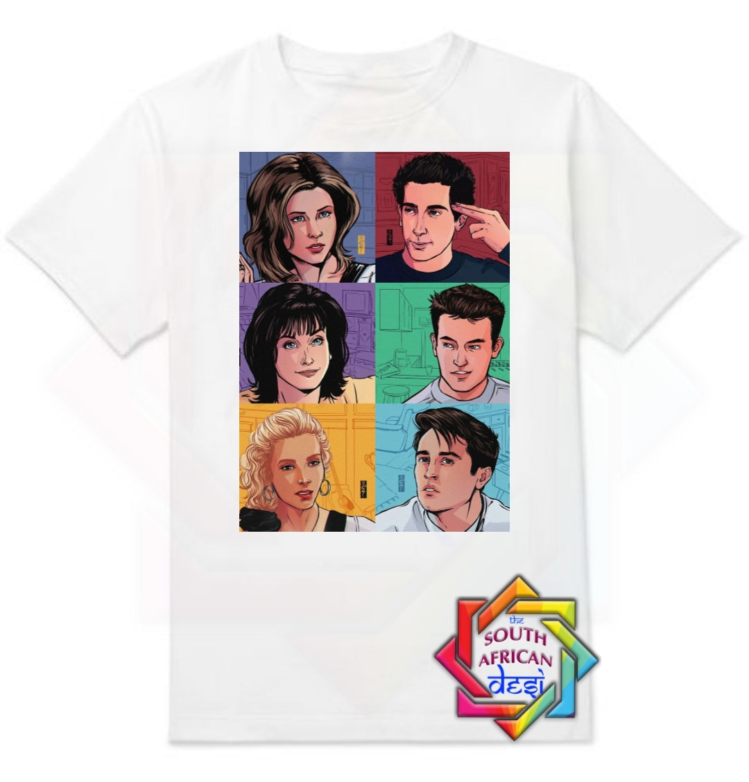 FRIENDS COLLAGE | FRIENDS INSPIRED T-SHIRT – The South African Desi