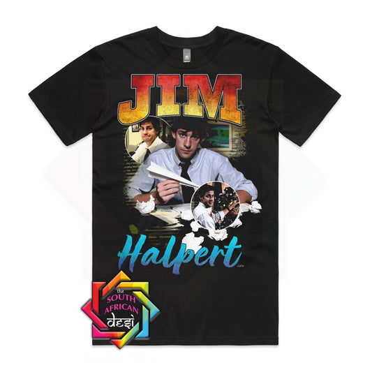 JIM HALPERT | RETRO BOOTLEG DESIGN | THE OFFICE INSPIRED T-SHIRT