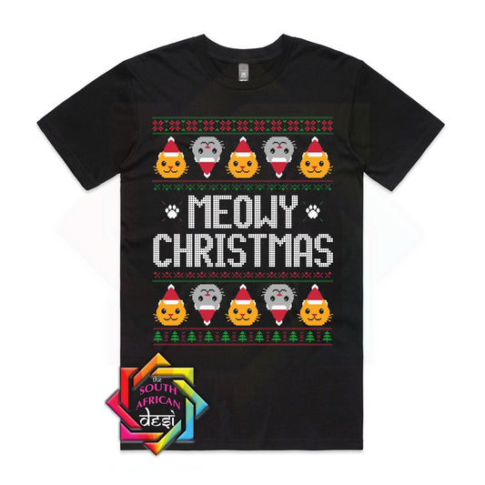 Meowy Christmas T-shirt