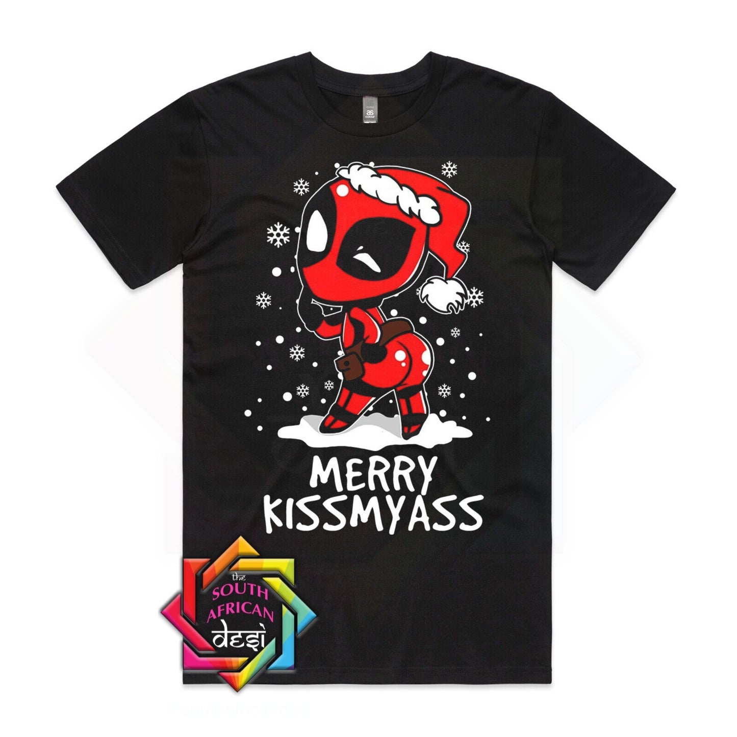 MERRY KISS MY ASS DEADPOOL | UNISEX T-SHIRT