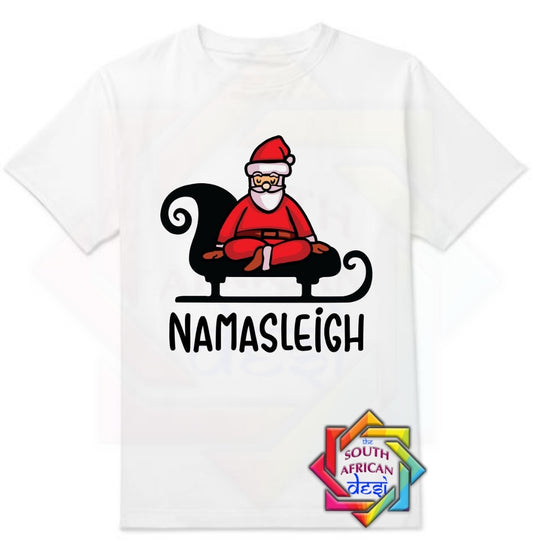 Namasleigh - Yoga Santa - Christmas T-shirt