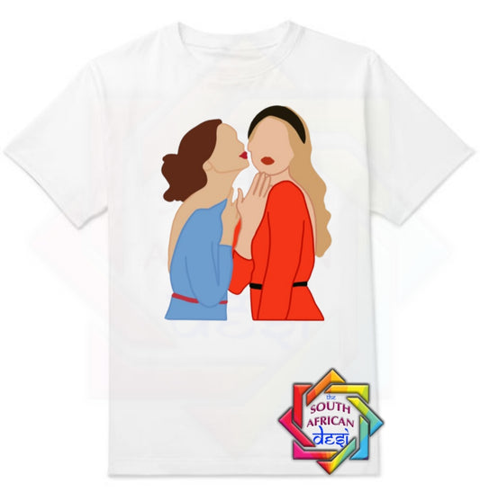 BLAIR AND SERENA GOSSIP GIRL INSPIRED T-SHIRT