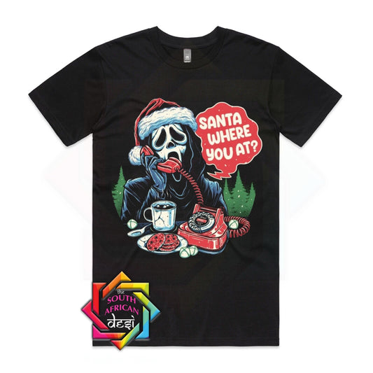 SANTA WHERE YOU AT - GHOST | T-SHIRT