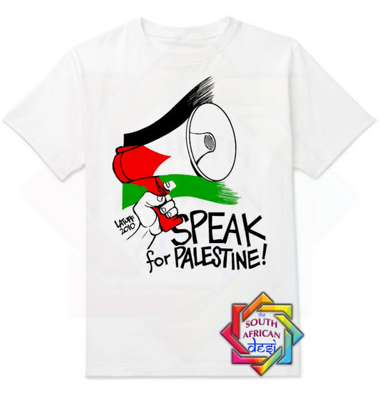 SPEAK FOR PALESTINE T-SHIRT