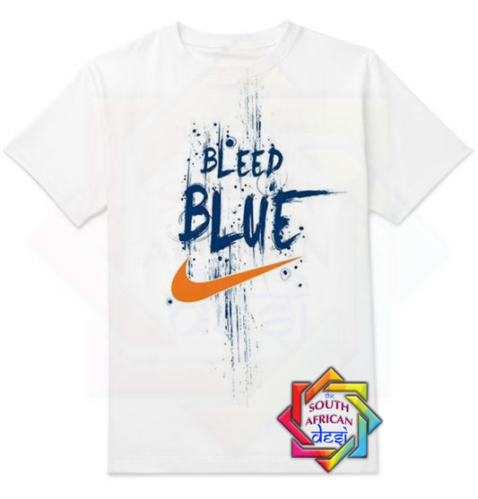 BLEED BLUE - INDIAN CRICKET TEAM INSPIRED T-SHIRT