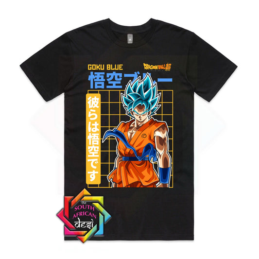 GOKU BLUE | ANIME INSPIRED T-SHIRT