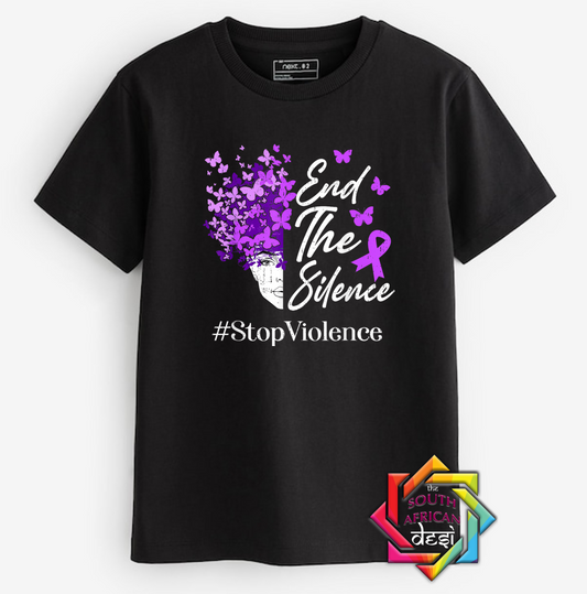 END THE SILENCE #STOPVIOLENCE | T-SHIRT/HOODIE/SWEATER | SUPPORT GBV