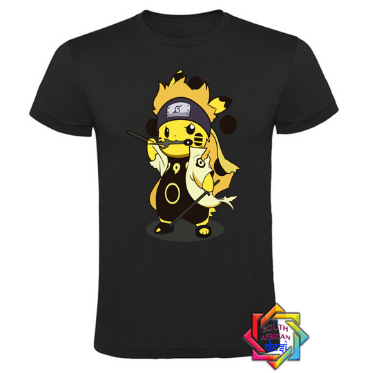 PIKACHU X NARUTO INSPIRED T SHIRT