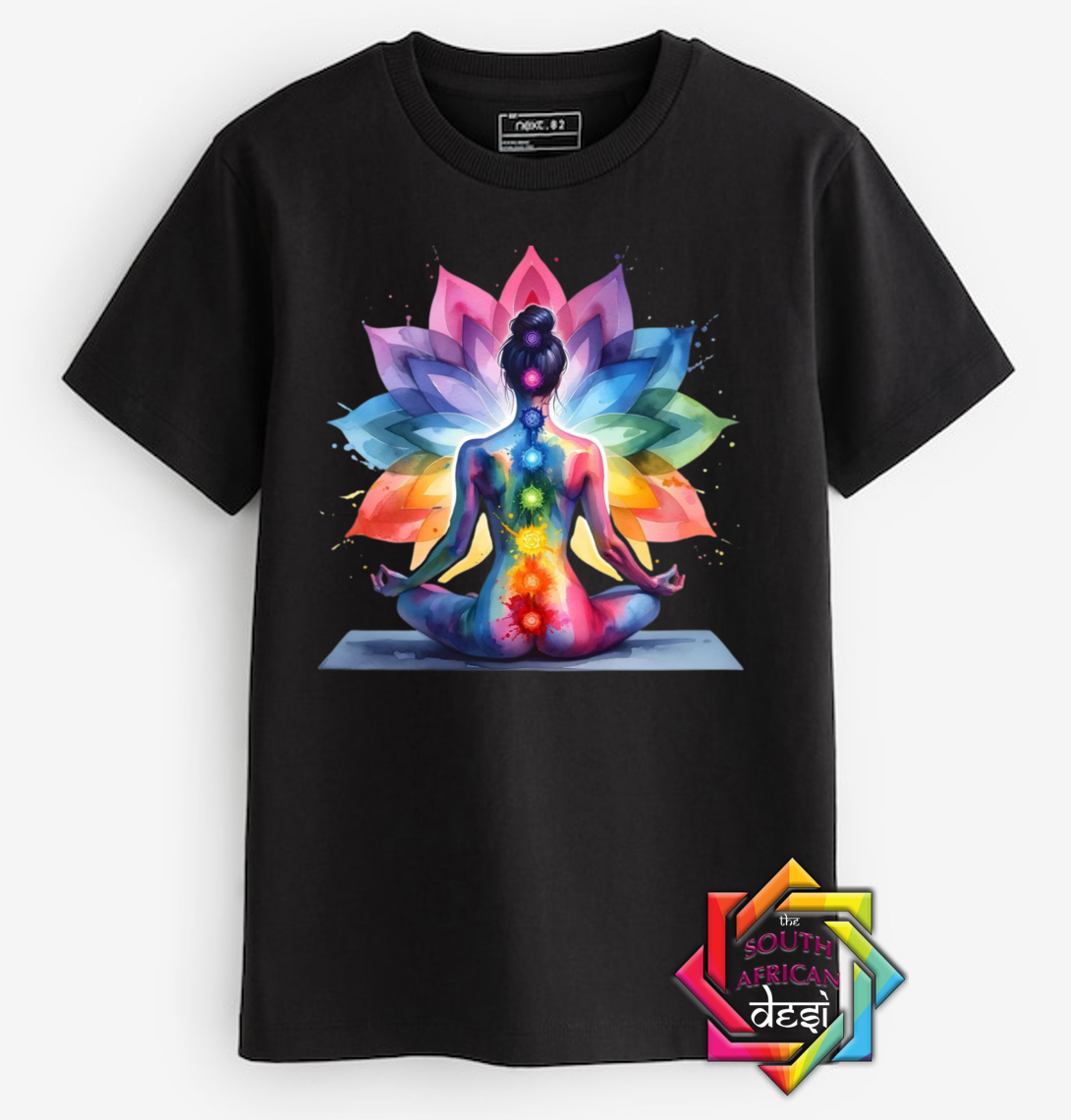 PROUDLY HINDU SERIES • CHAKRA MEDITATION T-SHIRT/HOODIE/SWEATER