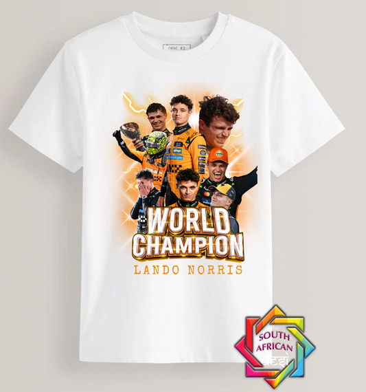 WORLD CHAMPION - LANDO NORRIS - FORMULA 1 INSPIRED | T-SHIRT/HOODIE/SWEATER
