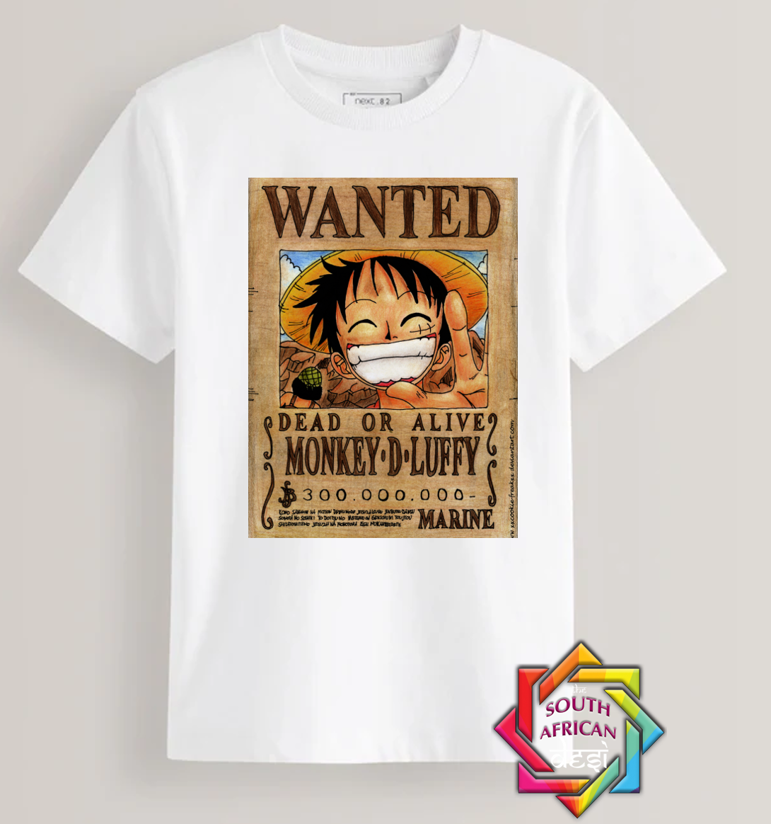 WANTED MONKEY D LUFFY | ONE PIECE INSPIRED | T-SHIRT/HOODIE/SWEATER