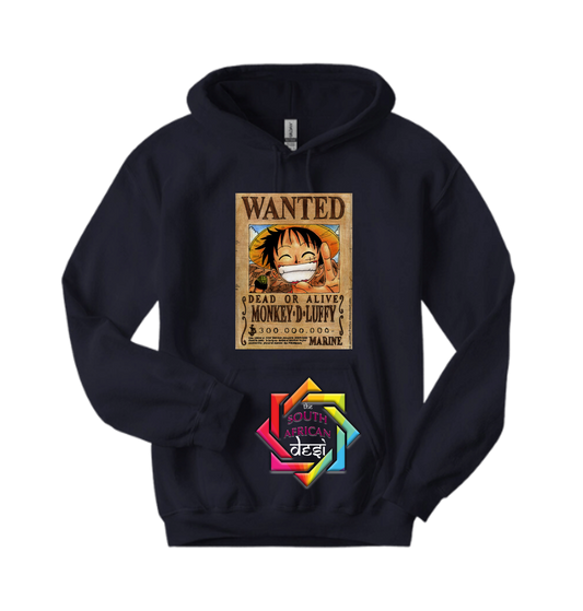 WANTED MONKEY D LUFFY | ONE PIECE INSPIRED | T-SHIRT/HOODIE/SWEATER