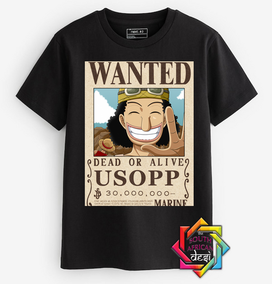 WANTED USSOP | ONE PIECE INSPIRED | T-SHIRT/HOODIE/SWEATER