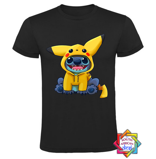 PIKACHU X STITCH INSPIRED T SHIRT