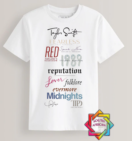 TAYLOR SWIFT ALBUMS | T-SHIRT/HOODIE/SWEATER