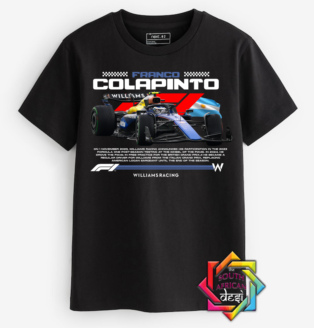 COLAPINTO - FORMULA 1 INSPIRED | T-SHIRT/HOODIE/SWEATER