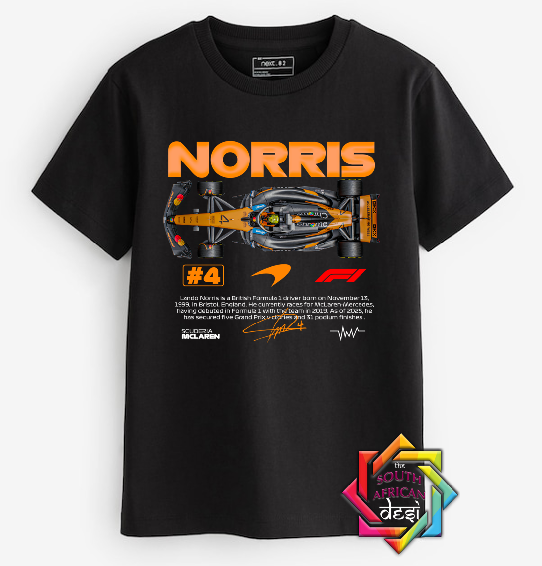 NORRIS - FORMULA 1 INSPIRED | T-SHIRT/HOODIE/SWEATER