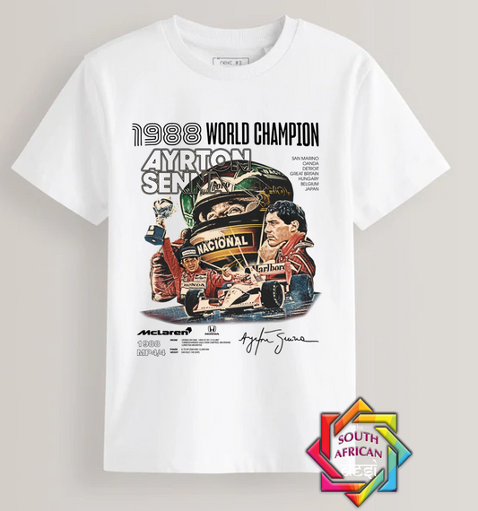 AYRTON SENNA FORMULA 1 INSPIRED | T-SHIRT/HOODIE/SWEATER