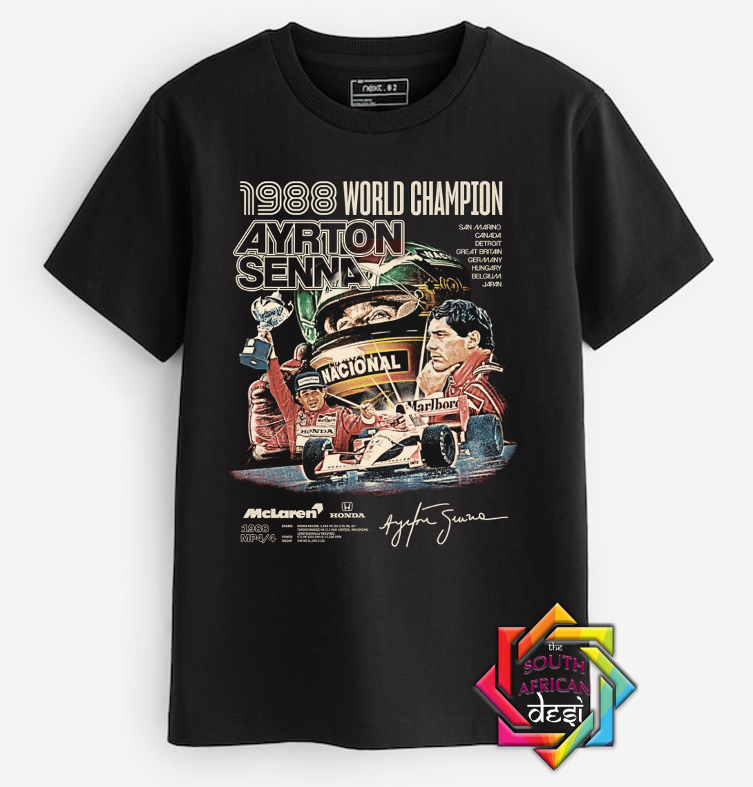 AYRTON SENNA FORMULA 1 INSPIRED | T-SHIRT/HOODIE/SWEATER