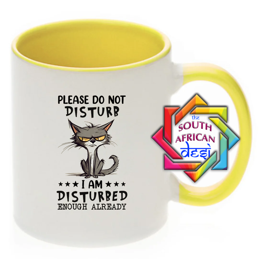 PLEASE DO NOT DISTURB, I AM DISTURBED ENOUGH ALREADY MUG