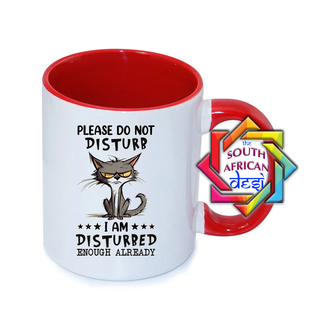 PLEASE DO NOT DISTURB, I AM DISTURBED ENOUGH ALREADY MUG